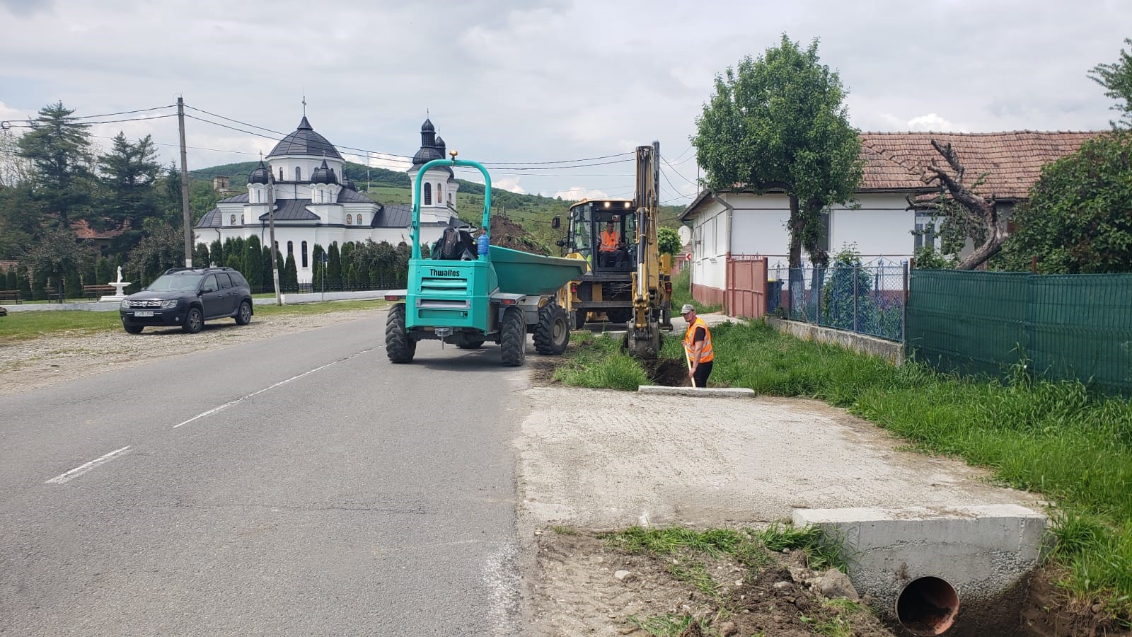 Atenție, șoferi! Lucrări pe drumul județean care leagă Bobâlna de municipiul Dej.