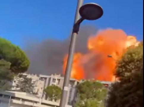 Incident grav în Roma. Mai multe persoane au fost rănite într-o explozie la o benzinărie. VIDEO