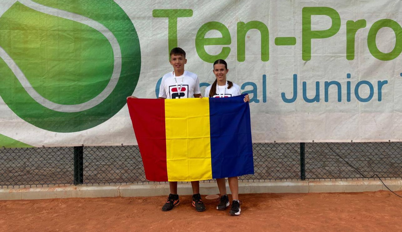 Patricia Irimieș și fratele ei, Vlad, au obținut rezultate remarcabile la o competiție de tenis din Grecia!