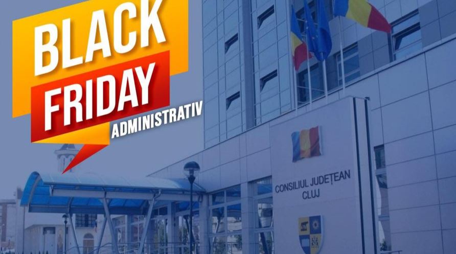 Campania de Black Friday a Consiliului Județean Cluj, un real succes: Numărul actelor emise online în 24 de ore s-a triplat comparativ cu anul precedent.