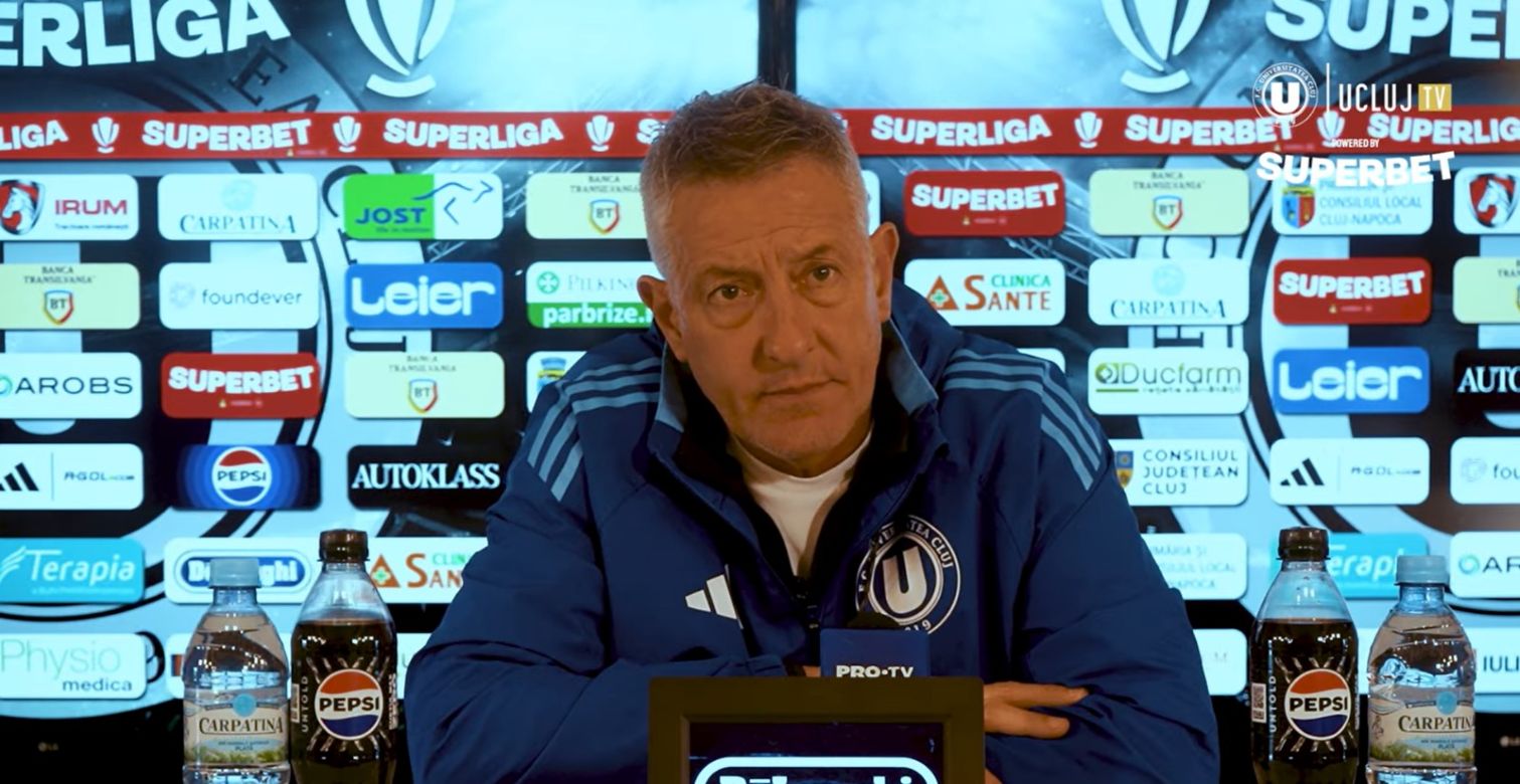 „U” Cluj, statistică incredibilă în meciurile de la Ploiești contra Petrolului! Ce spune Cristiano Bergodi